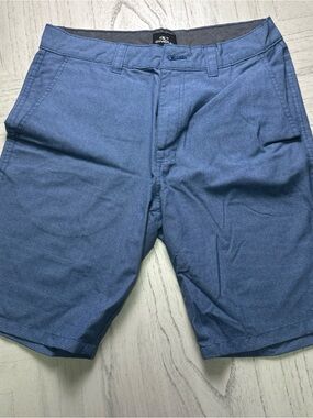 O'Neill Men's Blue Striped Casual Shorts Size 30